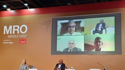 مصر للطيران للصيانة تشارك بمعرض عمرة الطائرات بالشرق الأوسط