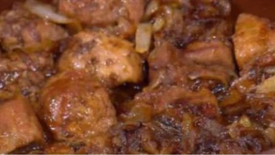 السر فى التشويحة..طريقة عمل اللحمة بالبصل