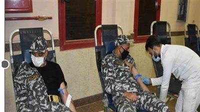 حملة للتبرع بالدم بمديرية أمن جنوب سيناء