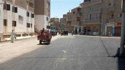 بدء رصف شوارع القوصية بأسيوط | صور