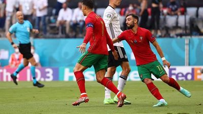 يورو 2020.. ألمانيا تتقدم على البرتغال 1/2 في شوط أول مثير