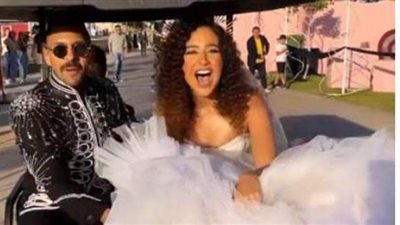 حسن أبو الروس يتزوج مصممة الجرافيك غادة والي