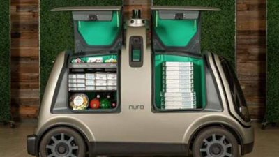 تطوير سيارة ذاتية القيادة لتوصيل الطلبات للمنازل في أمريكا