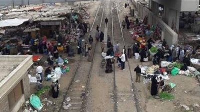 غلق مزلقان ببا ببني سويف وتحويل الحركة لـ