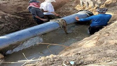 إصلاح كسر ماسورة مياه بالعياط