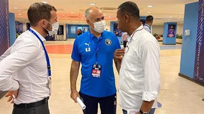 صلح أروابارينا ولسعد الشابي بعد مباراة بيراميدز والرجاء | صور