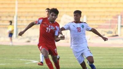 منتخب المغرب يفوز على طاجيكستان 6 /1 فى افتتاح البطولة العربية