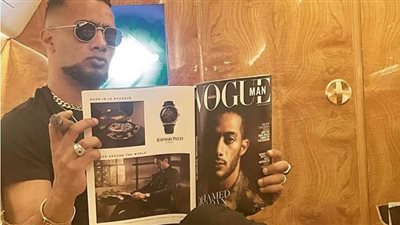 محمد رمضان من الطائرة: مسافر إلى مدينتي دبي