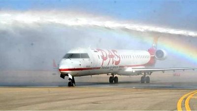 بعد توقف 12 عاماً.. مطار طابا يستقبل أولى الرحلات الجوية القادمة من الأردن