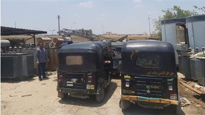 جهاز مدينة العبور يشن حملة للتصدي للإشغالات.. والتحفظ على ١٥٠ مركبة 