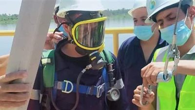 برنامج تدريبي لأخصائي السلامة والصحة المهنية بمحطات مياه أسيوط