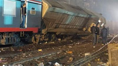 السكك الحديدية تعلن تفاصيل حادث قطار الإسكندرية