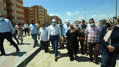 محافظ الدقهلية يتفقد توسعات صرف 