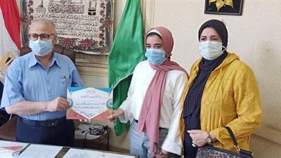 تكريم أوائل الشهادة الإعدادية بإدارة الباجور