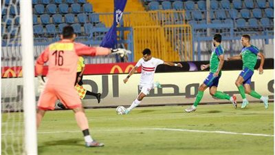 أوباما يعزز تقدم الزمالك أمام مصر المقاصة بالهدف الثاني