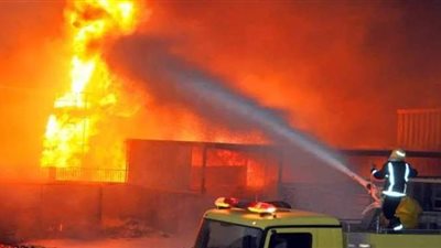 انتداب المعمل الجنائي بحريق نشب داخل فيلا في التجمع الأول