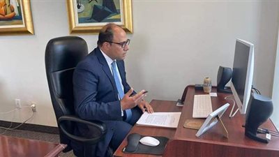 سفير مصر فى كندا يلقى محاضرة حول الأمن القومي المصري بجامعة أوتاوا