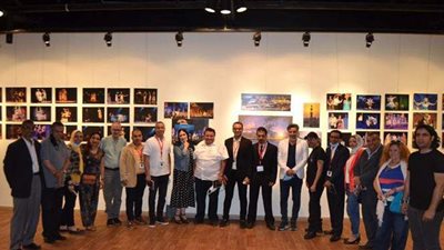 خالد جلال يفتتح معرض 