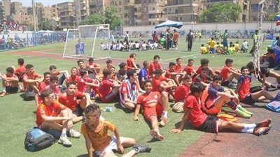 إقبال كبير على اختبارات الناشئين بنادي النصر 2021 | صور