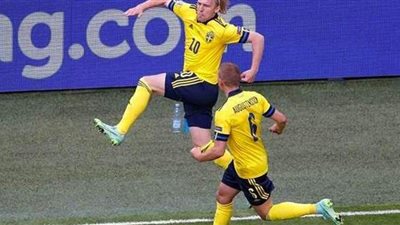 يورو 2020.. فورسبيرج يحرز ثاني أسرع هدف في تاريخ أمم أوروبا