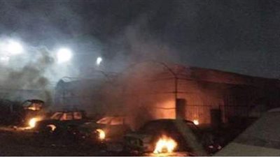 انتداب خبراء الأدلة الجنائية في حريق وزارة الزراعة