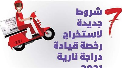 7 شروط جديدة لاستخراج رخصة قيادة دراجة نارية 2021 | إنفوجراف