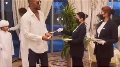 استقبال محمد رمضان في قصر الشيخة فاطمة آل مكتوم بدبي | فيديو