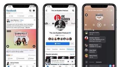 فيسبوك ينافس كلوب هاوس بإطلاق غرف الصوت المباشر والمدونة الصوتية