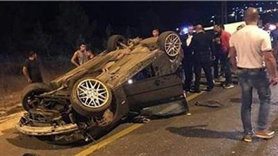 مصرع شخص وإصابة 5 آخرين في انقلاب سيارة ملاكي ببني سويف