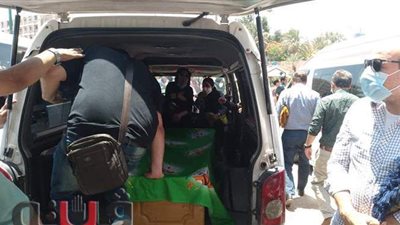 تشييع جنازة والدة الفنان تامر سمير من السيدة نفيسة | صور