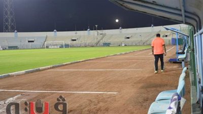 استعدادات مكثفة باستاد المحلة استعدادًا لمباراة الاتحاد السكندري | صور