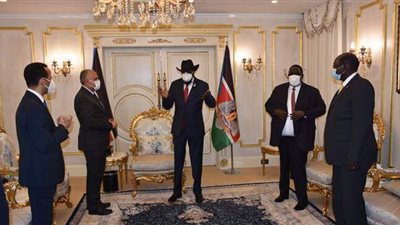 وزير الري يلتقي رئيس جنوب السودان ويفند الادعاءات الإثيوبية بشأن سد النهضة