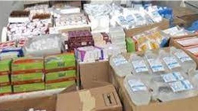 مصادرة 31 ألف قطعة مستلزمات طبية مجهولة المصدر داخل شركة بالقاهرة