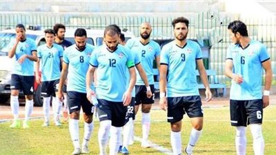 هشام عادل يسجل هدف التعادل لغزل المحلة في مرمى الاتحاد السكندري