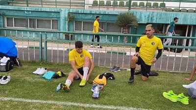 بيراميدز يصل ملعب نادي الرجاء بكازبلانكا لخوص أول مران بالمغرب / صور