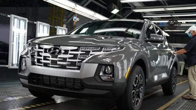 رسميا.. هيونداي تبدأ إنتاج سيارة سانتا كروز بيك اب