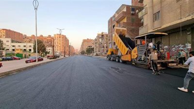 رصف محور خاتم المرسلين بدءا من الشركة الشرقية للدخان وحتى شارع الهنيدي | صور