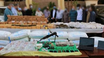 سقوط تشكيل عصابي دولي بحوزته مخدرات بقيمة 60 مليون جنيه