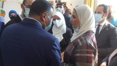 وزيرة التضامن الاجتماعي تتفقد مركز التوحد بمطروح | صور
