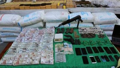 اللقطات الأولى لإحباط ترويج مخدرى الحشيش والهيروين بقيمة 87 مليون جنيه| فيديو