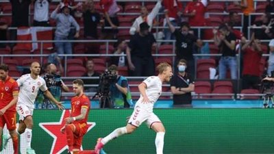 يورو 2020.. الدنمارك تصعد لربع النهائي باكتساح ويلز 0/4