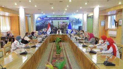 محافظ دمياط تعقد اجتماعا تنسيقيا لمتابعة مشروعات مبادرة الرئيس