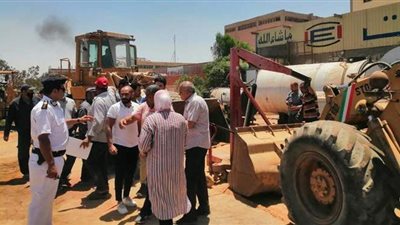 جهاز العاشر من رمضان ينفذ حملة جديدة لإزالة الإشغالات وضبط المخالفات