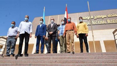 نائب محافظ سوهاج يتفقد المتحف القومي