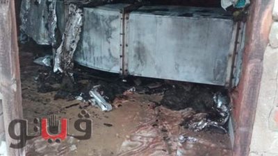 اشتعال النيران في مدخنة مطعم شهير بطنطا | فيديو