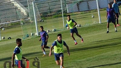 بدر موسى يشارك في تدريبات غزل المحلة بعد عودته من منتخب فلسطين| صور