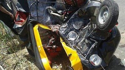 إصابة 3 أشخاص في حادث على رافد الطريق الدولي بكفرالشيخ