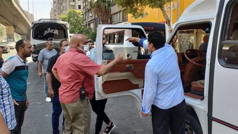 ضبط سيارات سرقيس