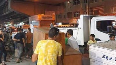 الأجهزة التنفيذية بأحياء الجيزة تشن حملات لإزالة الإشغالات والتعديات | صور