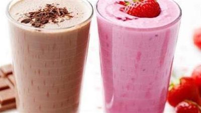 طريقة عمل الميلك شيك